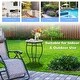 preview thumbnail 7 of 31, Costway Mosaic Side Table Accent Table Round Balcony Bistro End Table