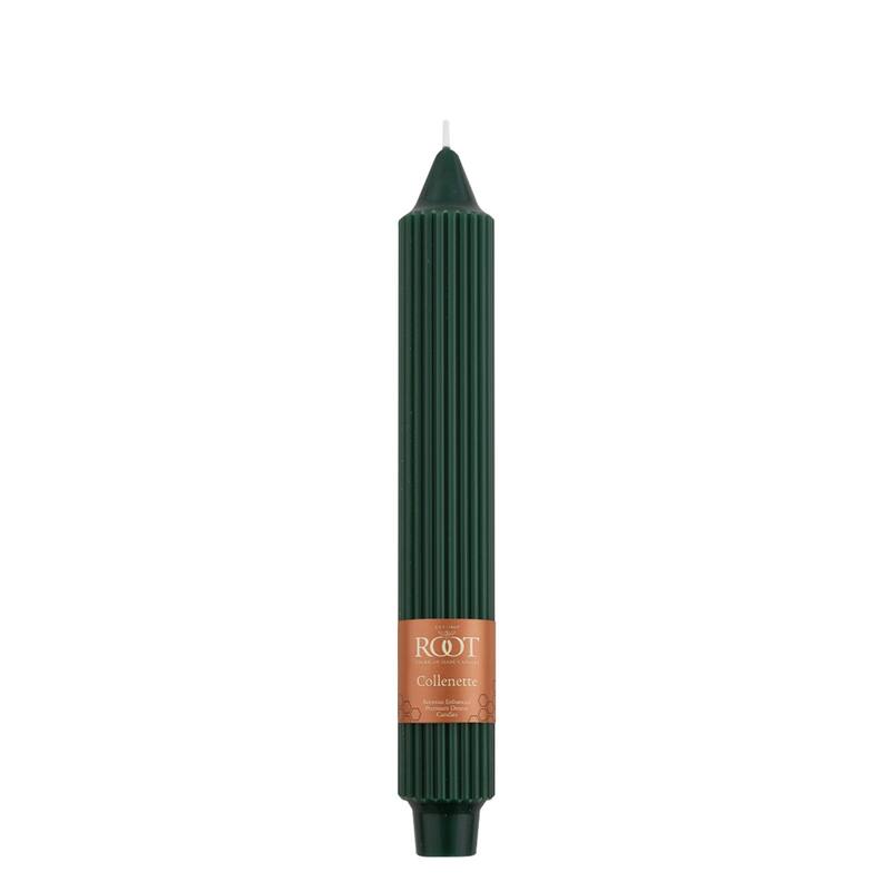 Root Unscented Grecian Collenette Taper Candles box of 4