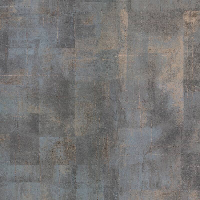 Atwater, Ozone Silver Texture, 33' L X 21" W, Wallpaper Roll - Teal