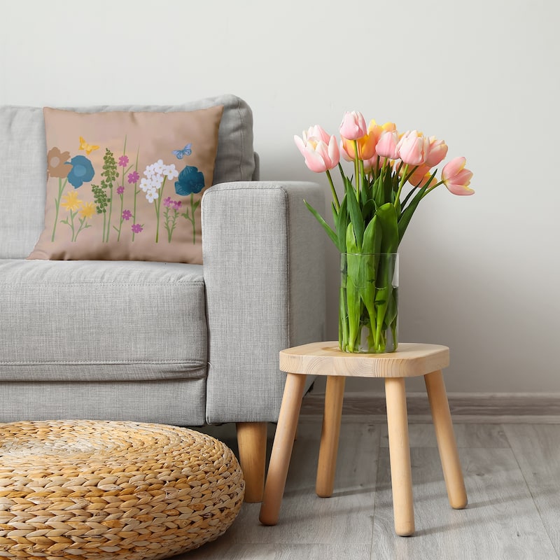 Little Garden Decorative Throw Pillow