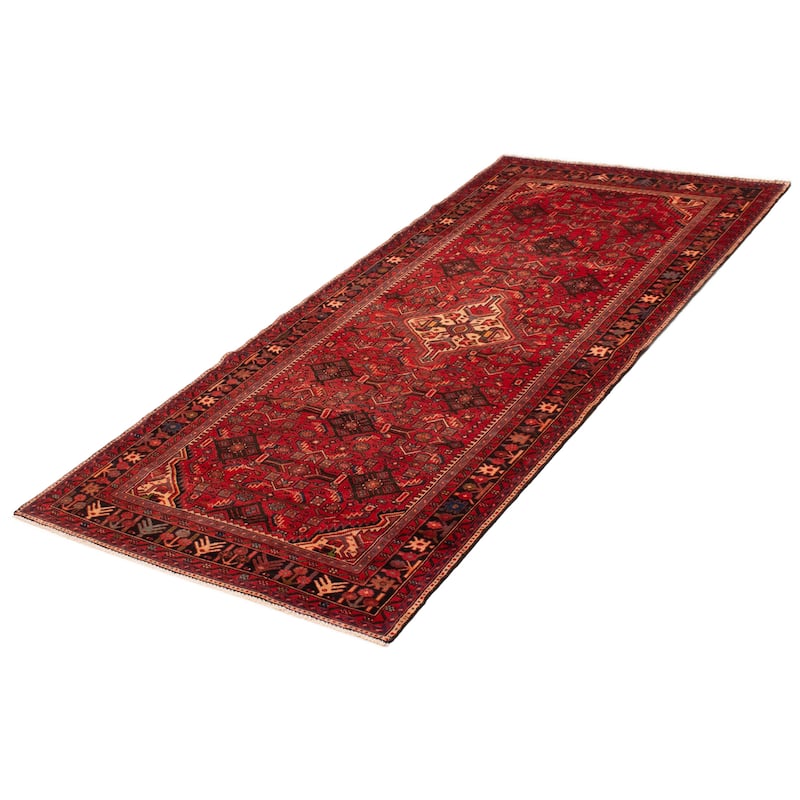 ECARPETGALLERY Hand-knotted Andelz Red Wool Rug - 4'8 x 9'7