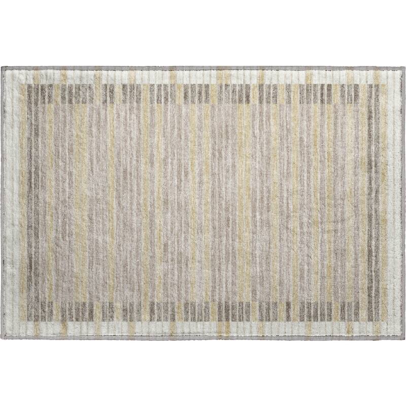 Premium Washable Super Soft Border Geo Mayfield Rug