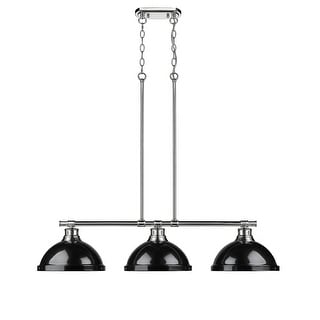 Golden Lighting 3602-3LP CH Duncan 3 Light 40" Wide Linear Pendant