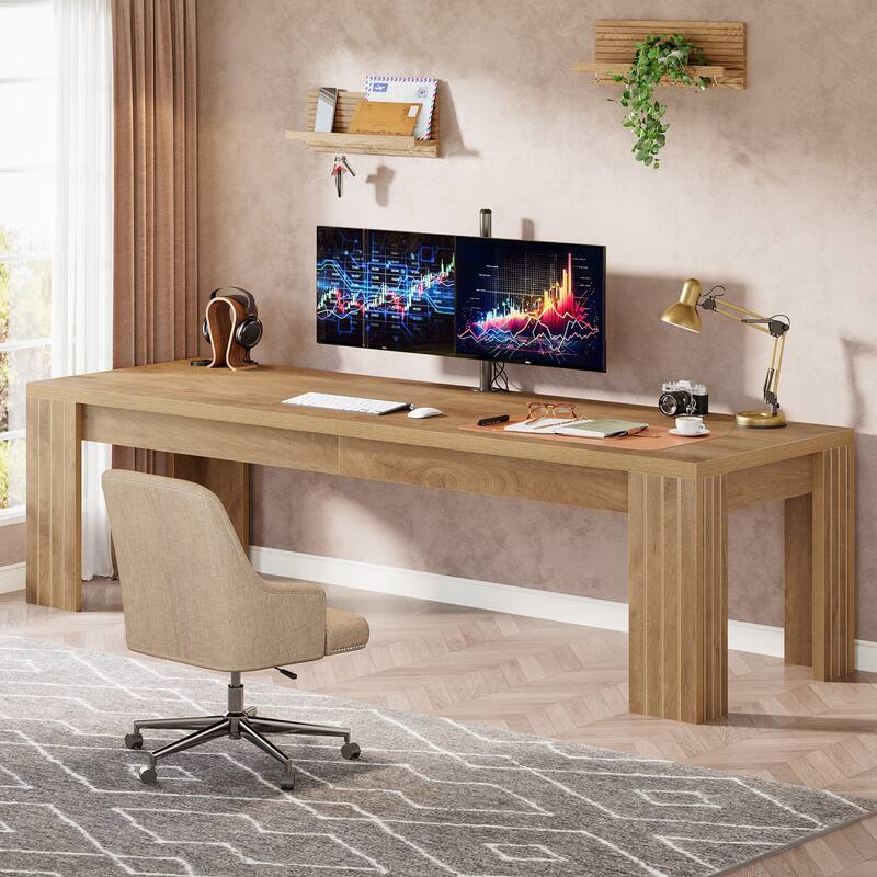 78.7-Inch Extra Long Computer Desk for 2 Person