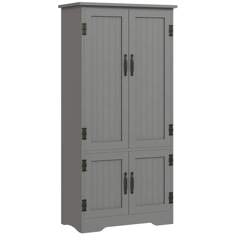 48.5" Farmhouse Kitchen Pantry Cabinet