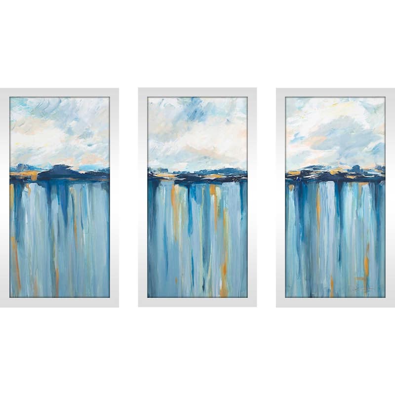 "Ocean Blues" 3 Piece Print on Acrylic