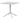 Frond and Form 31.5 Inch  Outdoor Square Dining Table