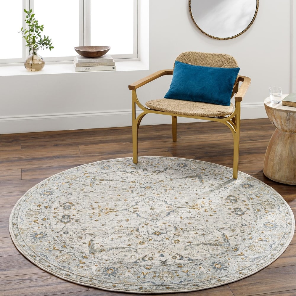 Livabliss Transitional Dresden Medallion Area Rug