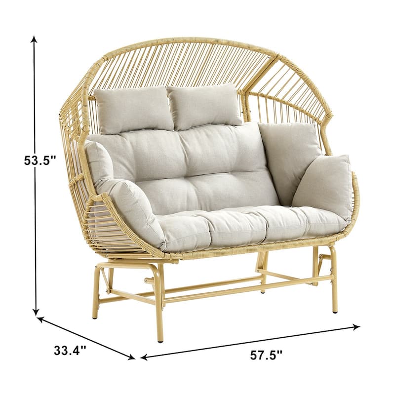 Pocassy Outdoor Egg Chair Garden Funiture