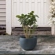 preview thumbnail 16 of 19, Kante 8 in. H Concrete and Fiberglass Round Bowl Planter, Outdoor Indoor Large Planters Pots with Drainage Hole