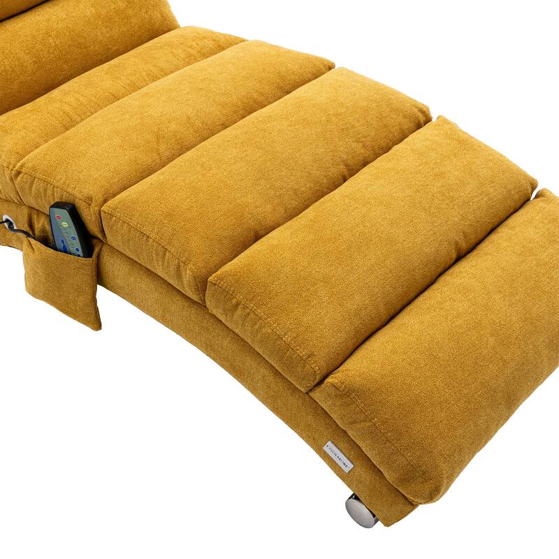 Linen Chaise Lounge Indoor Chair