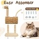 preview thumbnail 7 of 100, EROMMY Cat Tree – Multi-Level Cat Tower with Sisal Scratching Posts & Swing Ball, Modern Cat Furniture for Indoor Cats