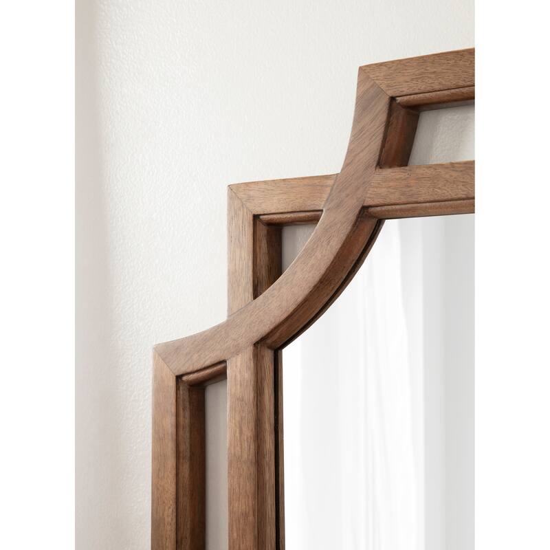 Kate and Laurel Minuette Wood Framed Wall Mirror