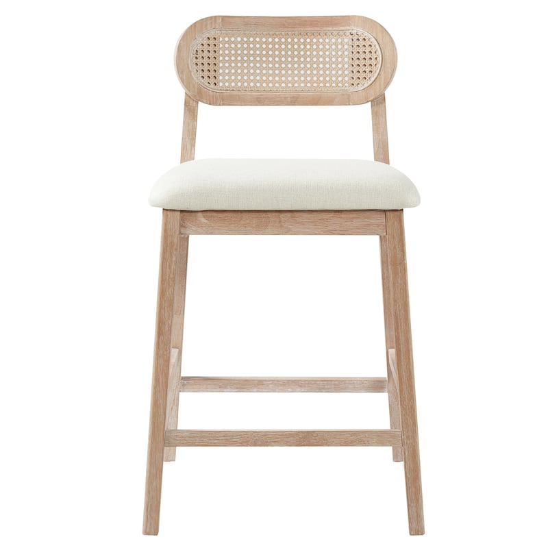 Christopher Knight Home - Kavo Modern Counter Height Bar Stools with Padded Seat & Adjustable Foot Glides