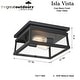 preview thumbnail 3 of 3, The Great Outdoors 73217 Isla Vista 2 Light 12" Wide Flush Mount