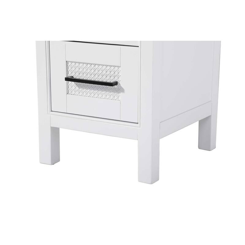 Winslow 16-28 Inch Open Shelving Bath Storage Cabinet