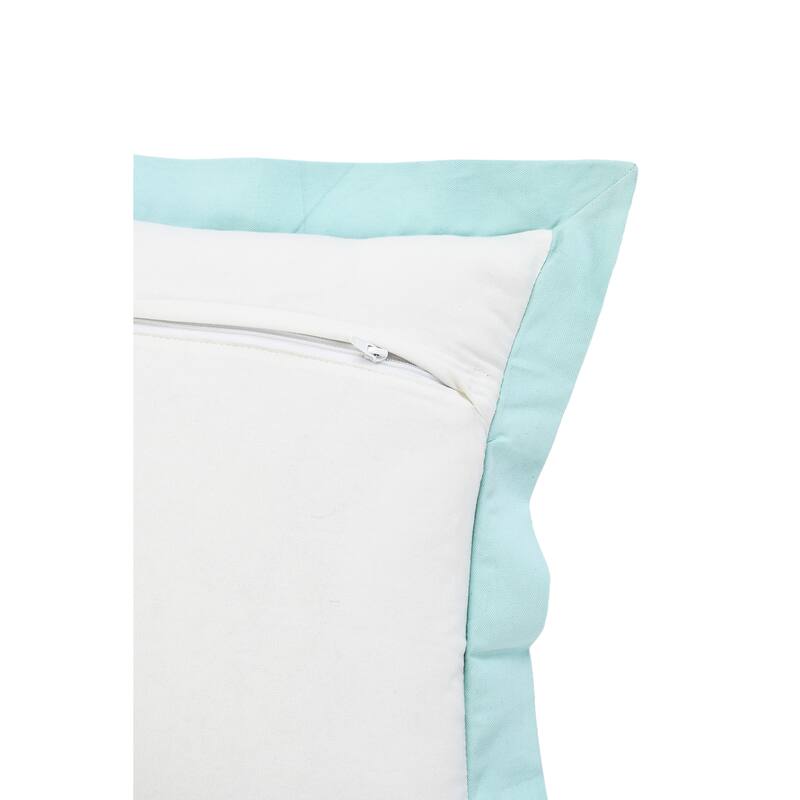 Sevita Icy Empire Bordered Throw Pillow