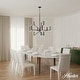 preview thumbnail 2 of 13, Hunter Sunjai 12-Light 3-Tier Candle Chandelier - Contemporary, Glam, Geometric