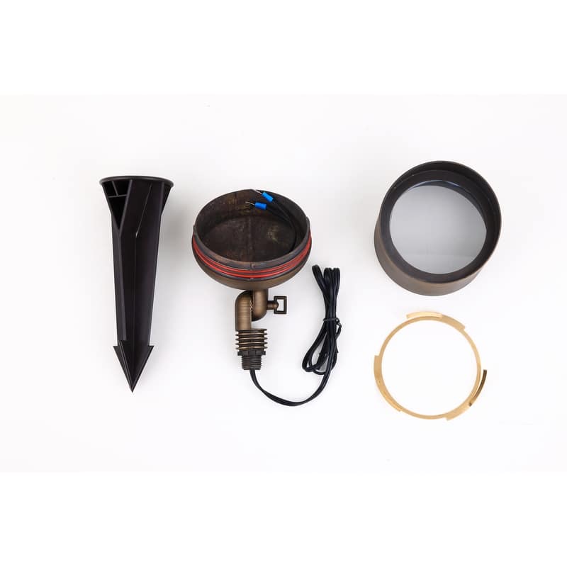 Indigo Home Cast Brass Wide Spot Light