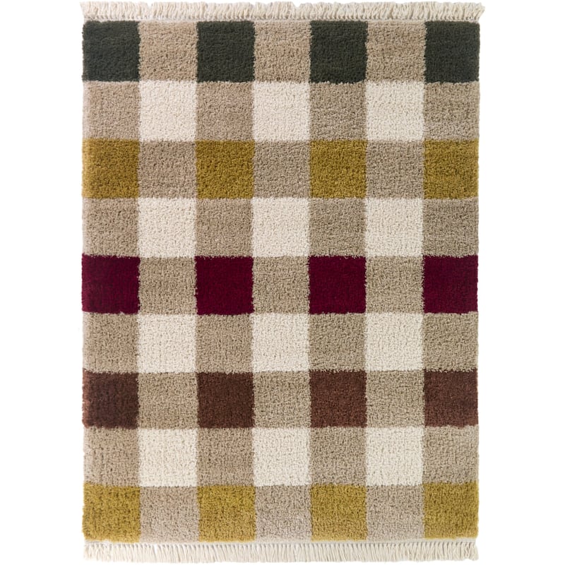 Bonnie Modern Plaid Area Rug