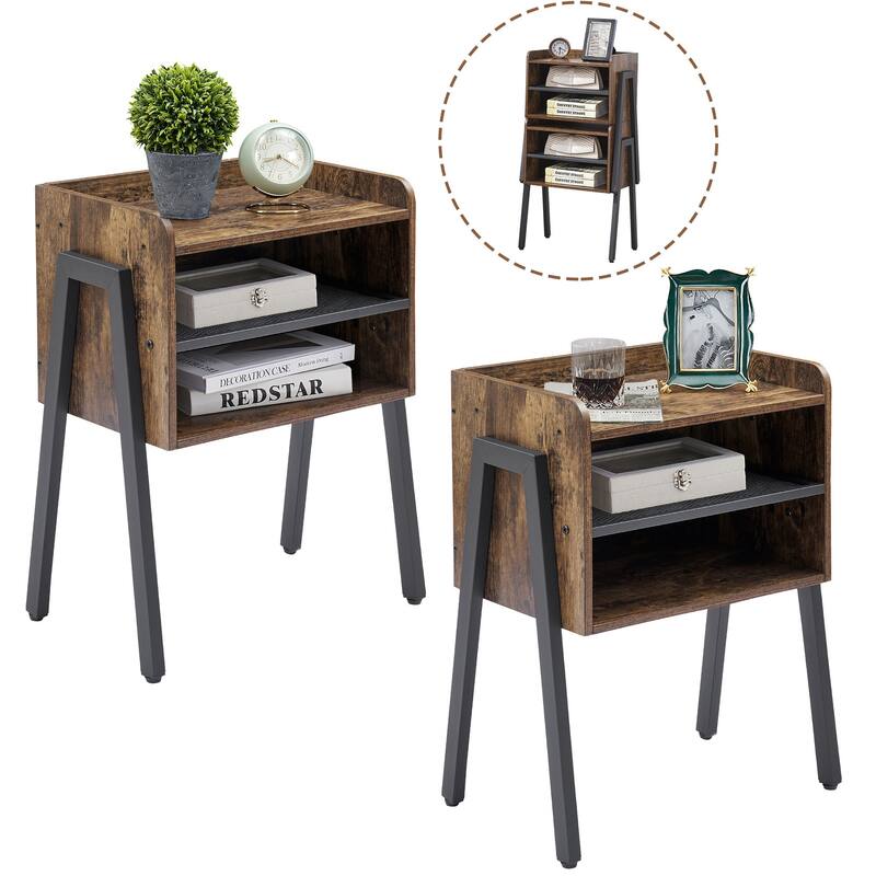 Taomika 3-Pieces Bedroom Sets with Black Bed Frame