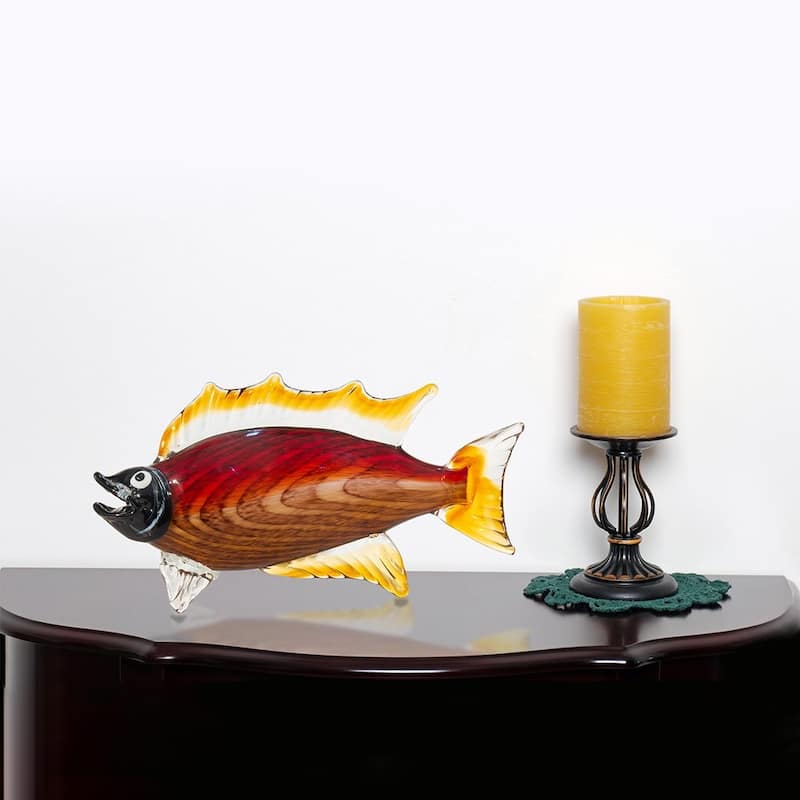 Kuril Fish Handcrafted Art Glass Figurine
