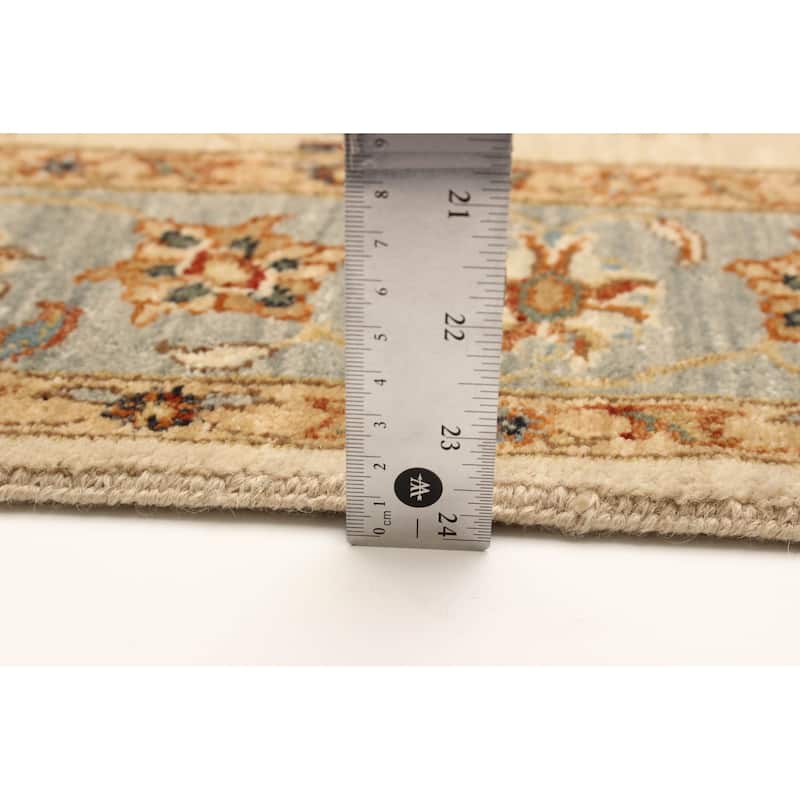 ECARPETGALLERY Hand-knotted Jamshidpour Cream Wool Rug - 4'0 x 6'0