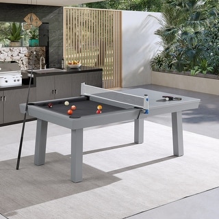Laguna Indoor/Outdoor 7ft Slate Pool Table with Dining Top ...
