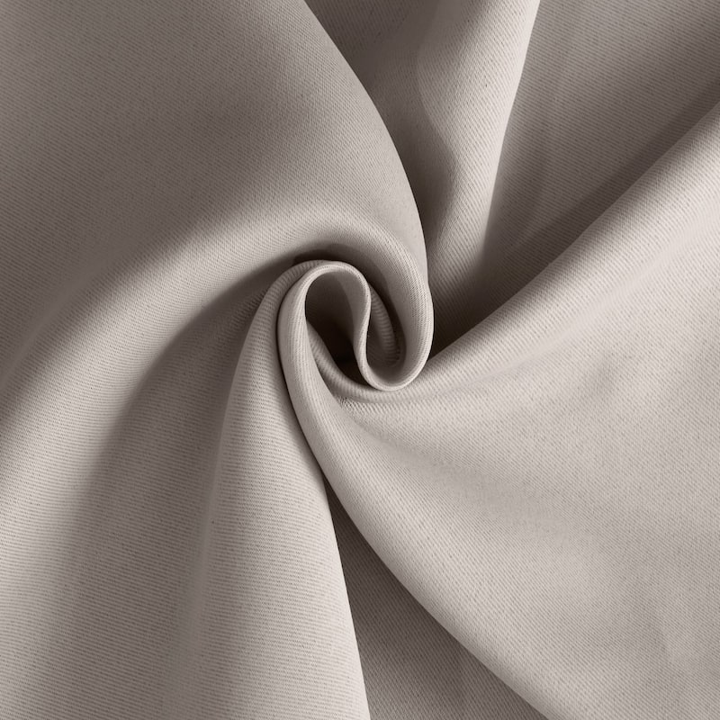 Dainty Home Hamden Blackout Thermal Insulated Grommet Single Panel Extra Wide Curtains - 54" x 84"