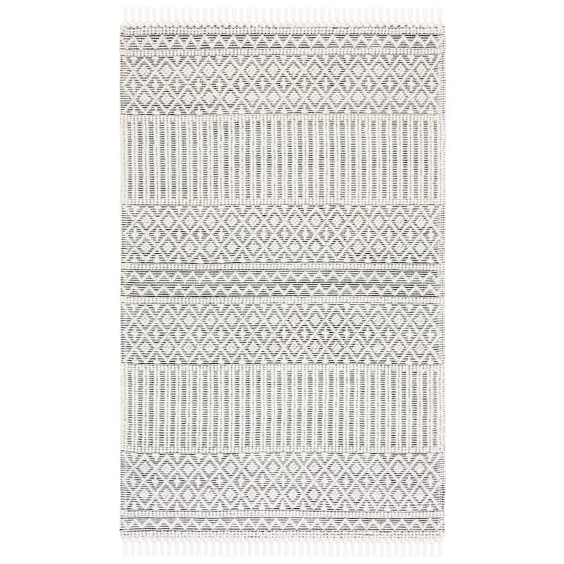 SAFAVIEH Handmade Marbella Pooja Modern Wool Rug