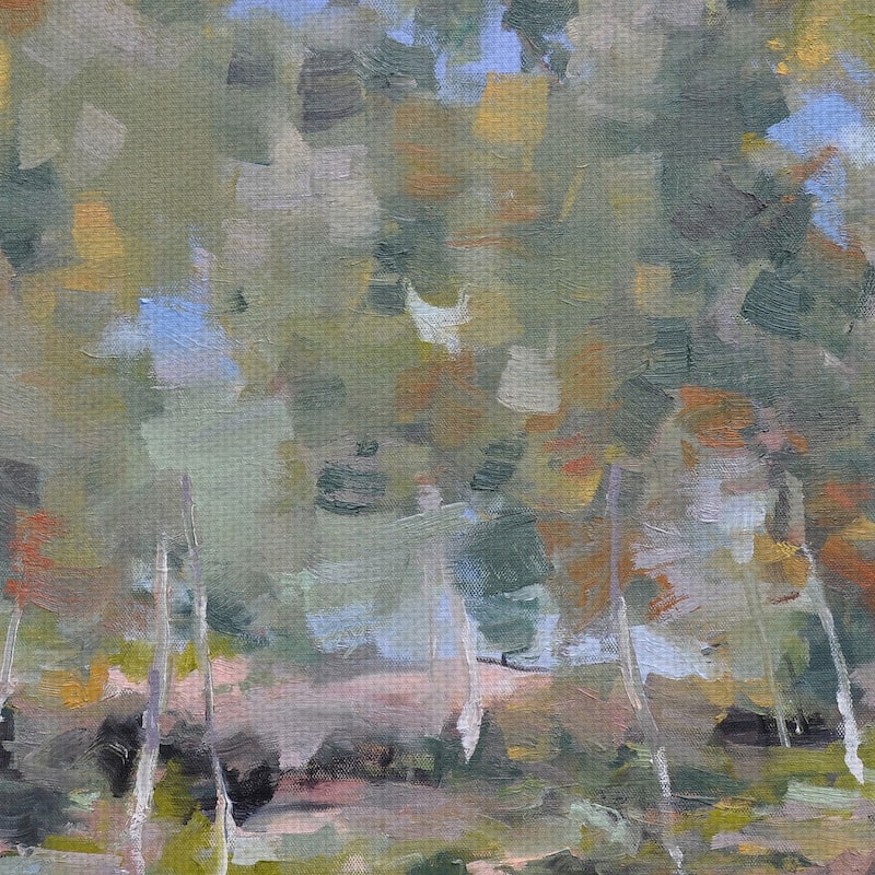 Dancing Birch by Clement Nivert Canvas Art Print