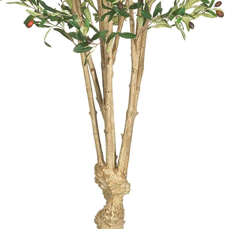 Olive Tree 5ft - Silk Artificial Tree, Realistic Greenery for Home Office Decor - 5ft.