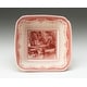 preview thumbnail 1 of 1, Studdard Ceramic Serving Bowl, Dark Pink/Cream