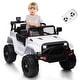 preview thumbnail 28 of 32, Power Wheels Jeep Electric Car for Kids with Remote Control White