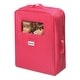 preview thumbnail 9 of 8, Badger Basket Double Doll Travel Case with Bunk Bed and Bedding - Pink