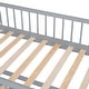 preview thumbnail 26 of 40, Twin Over Twin-Twin House Bunk Bed with Ladder L-Shaped Bunk Bed