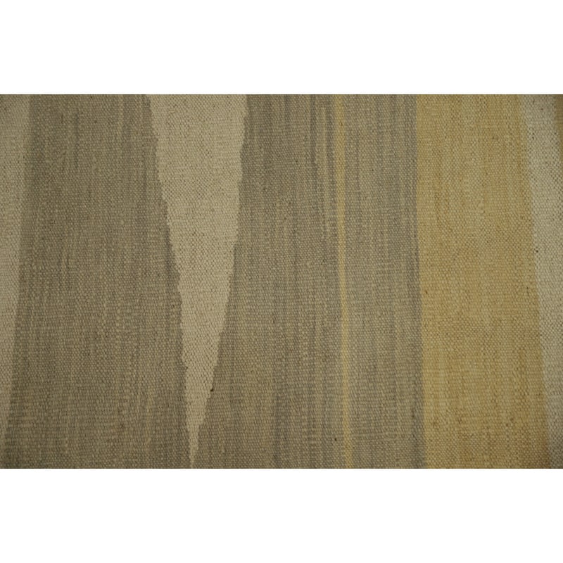Hand Woven Oriental 100% Wool Carpet Southwestern Tribal Yellow & Gold Kilim Area Rug - 7' 10'' X 4' 10''