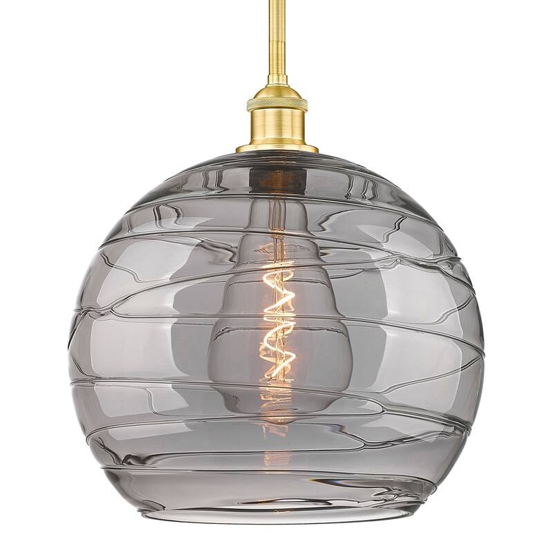 Innovations Lighting 616-1S 15 14 Athens Deco Swirl Pendant Athens - Satin Gold