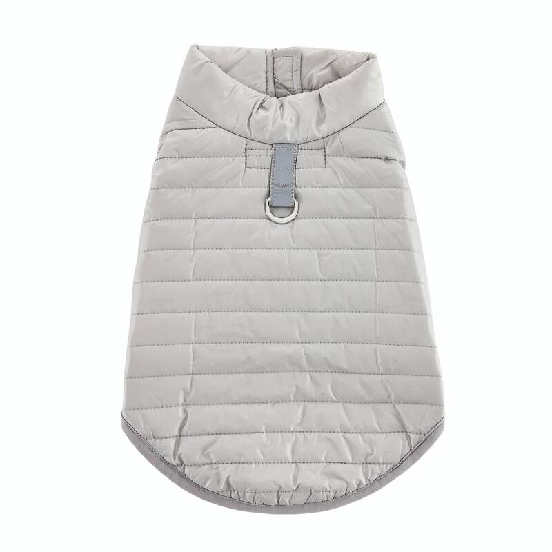 Monty Puffer Jacket In Silver/ Size :Medium - Medium