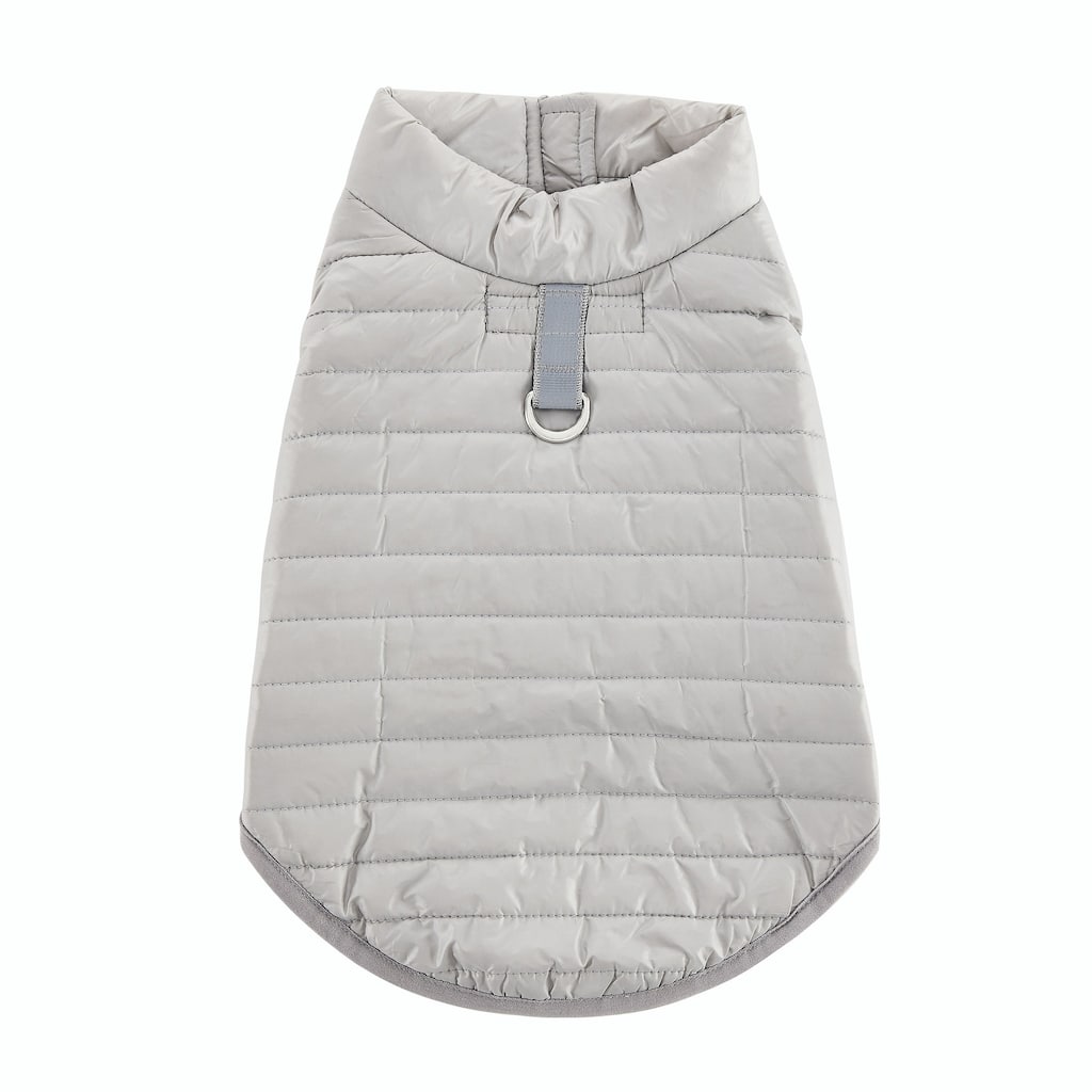 Monty Puffer Jacket In Silver/ Size :Medium - Medium