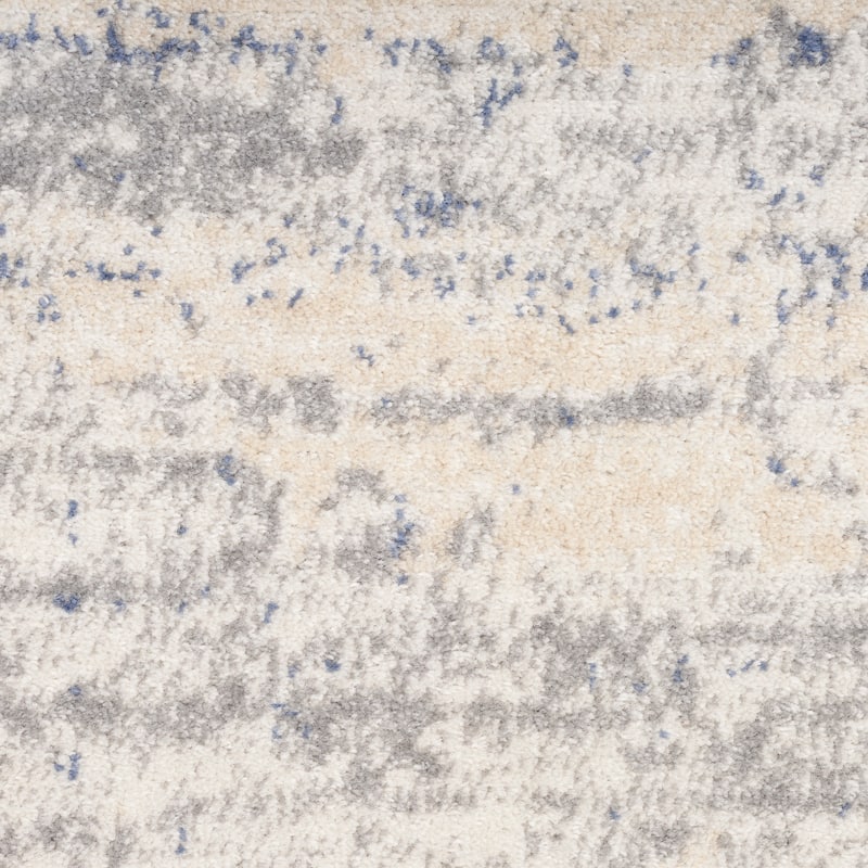 Calvin Klein River Flow Indoor only Abstract Area Rug - 3' x 5' - Grey - Rectangle