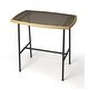 preview thumbnail 1 of 2, Freeport Rattan & Iron Pub Table Black / Natural
