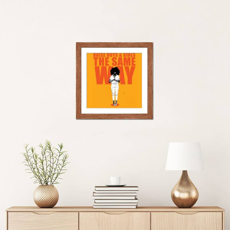 iCanvas "Raise Boys And Girls The Same Way" by Ohab TBJ