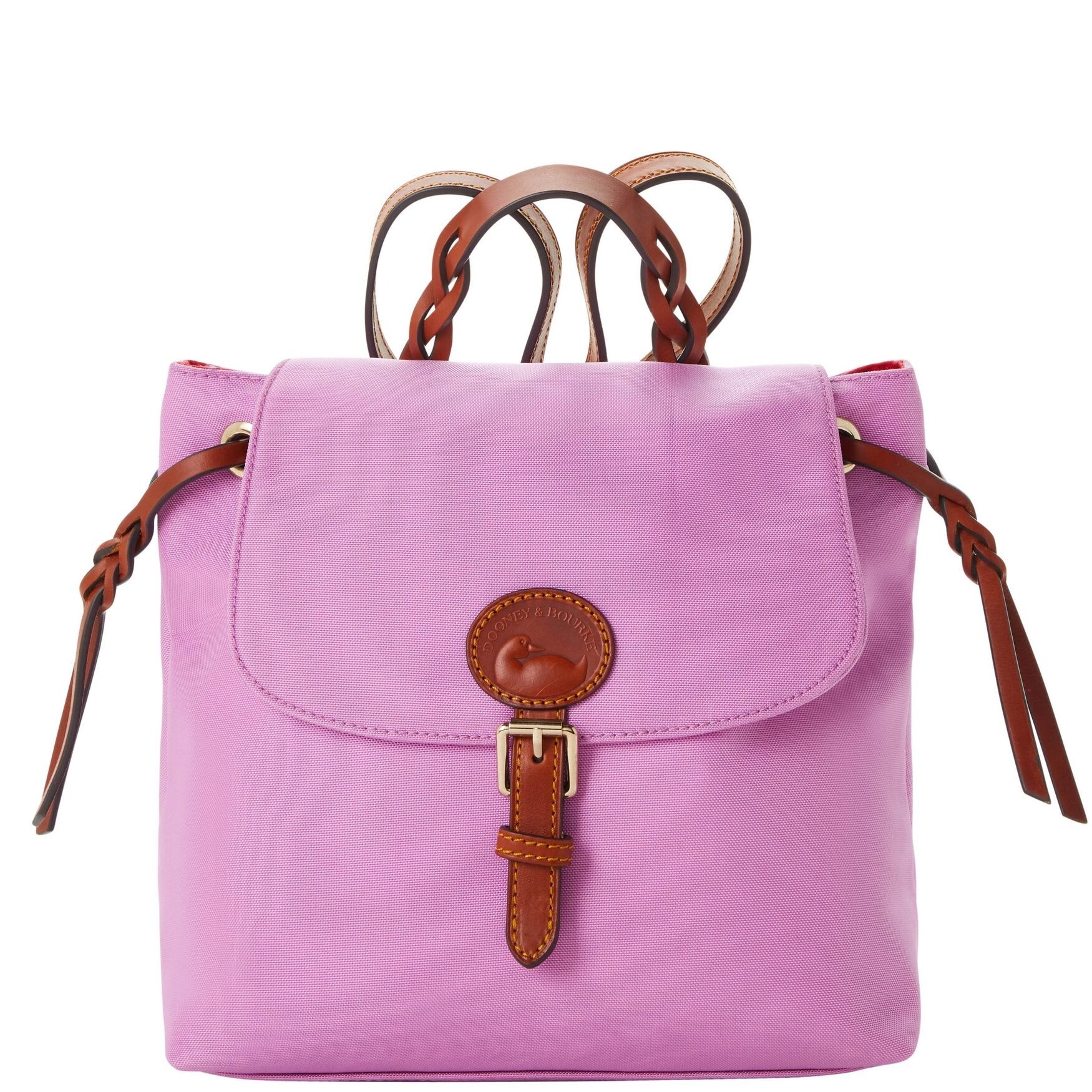 dooney nylon flap backpack