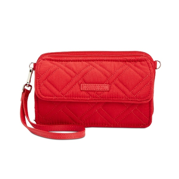 vera bradley red quilted purse