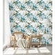 Birds On Blue Flowers Wallpaper - Bed Bath & Beyond - 35646671