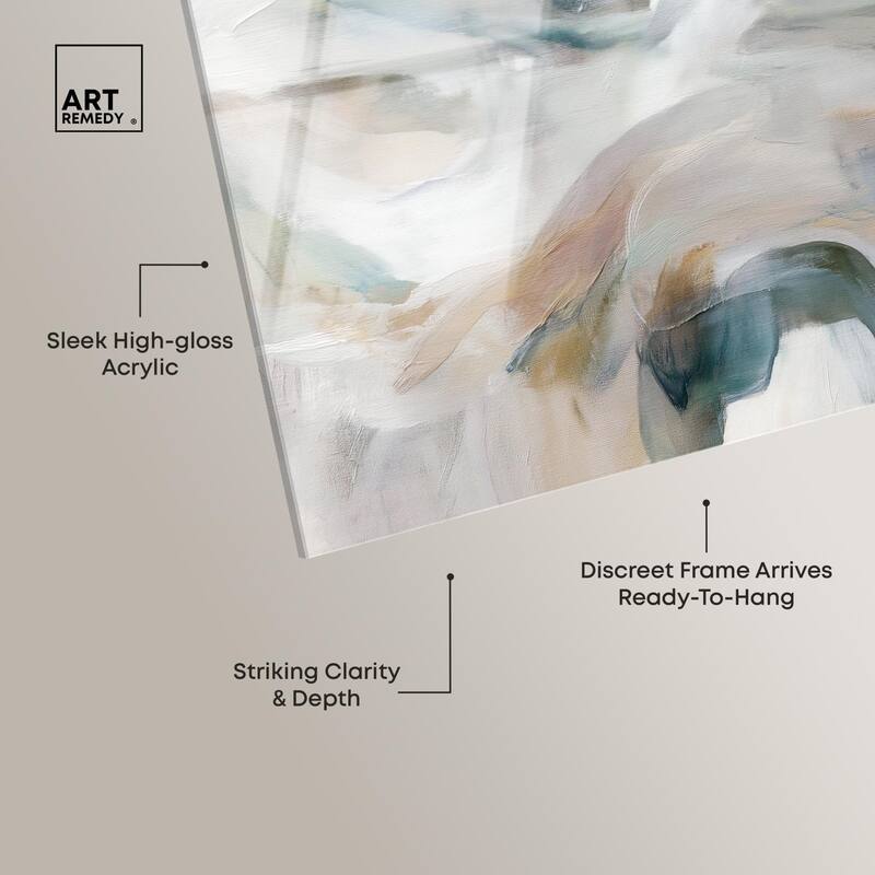 Whispering Colors IV Acrylic by Art Remedy, Ready to Hang