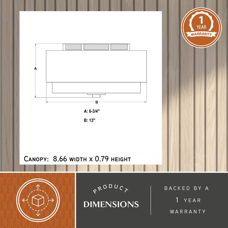 Vaxcel Lighting C0309 2 Light 13" Wide Flush Mount Drum Ceiling