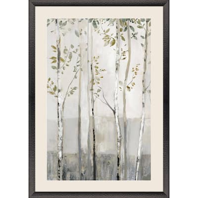 Blue Birch Serenade III Framed Art Giclee Under Glass