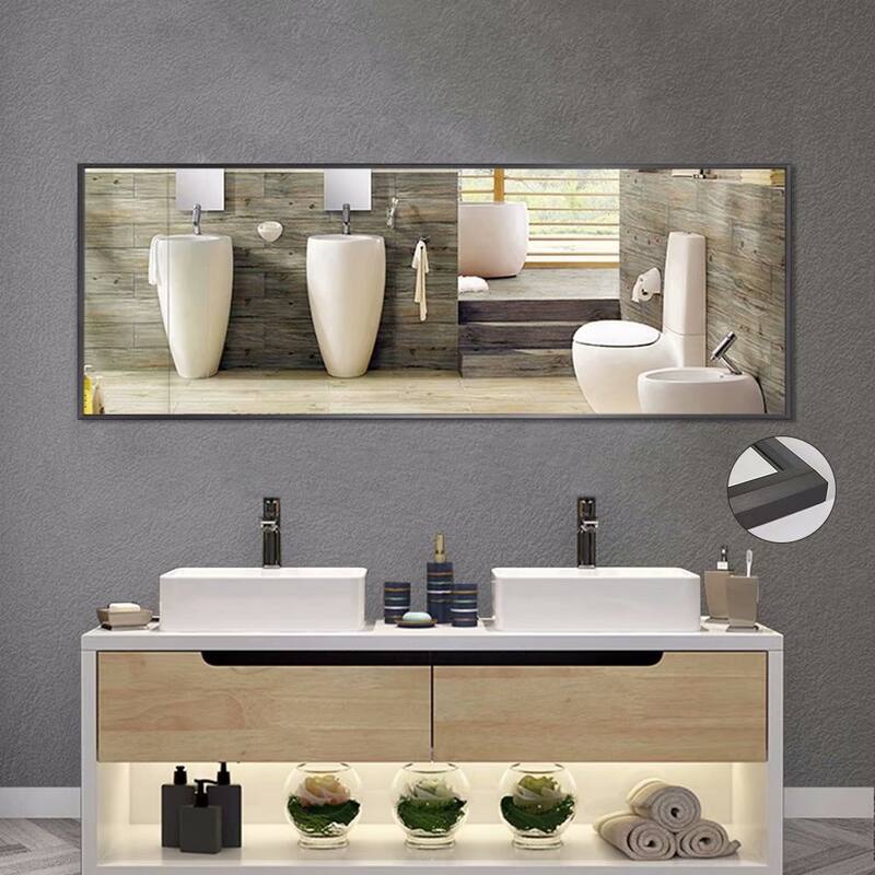 Carson Carrington Salmijarvi Wide Frame Full Length Floor Mirror